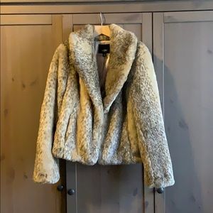 Mossimo faux fur coat M